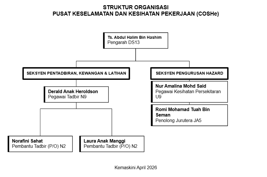 COSHe Organization Chart